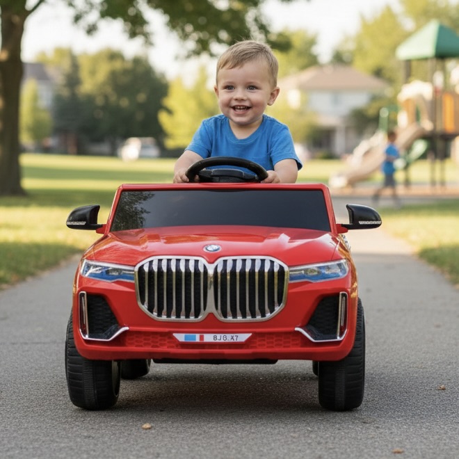 Kids Red BMW Electric X7 Car