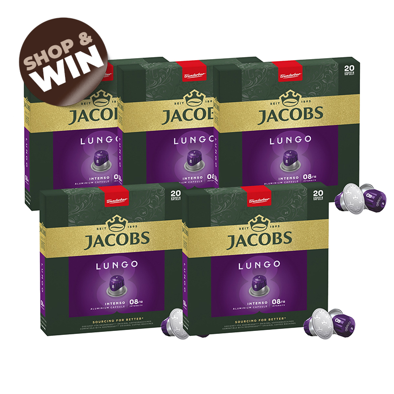 5x 20's Aluminium Nespresso Compatible Coffee Capsules