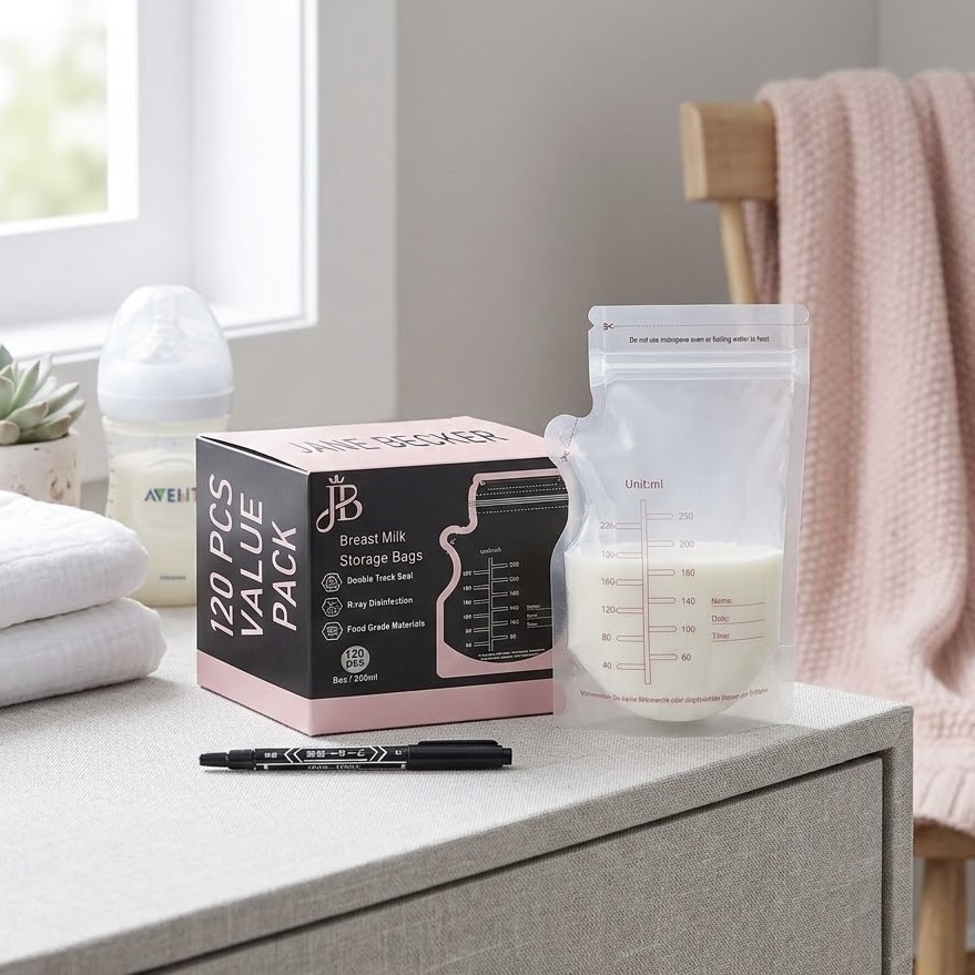 120-Piece Breast Milk Storage Bags