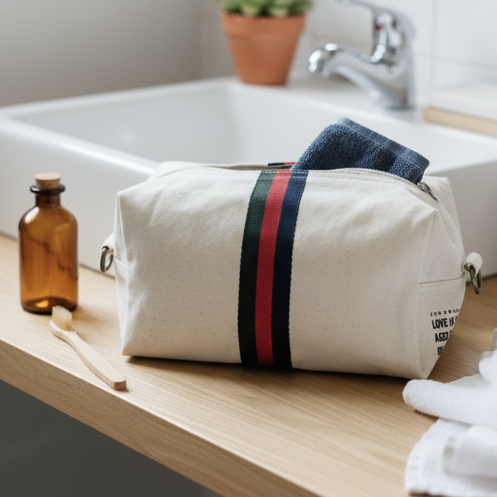 Canvas Toiletry Bag