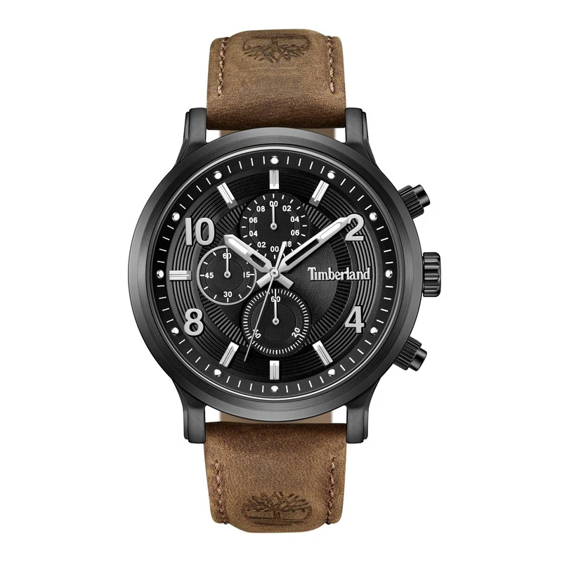 Men's Henniker II Multifunction Leather Watch