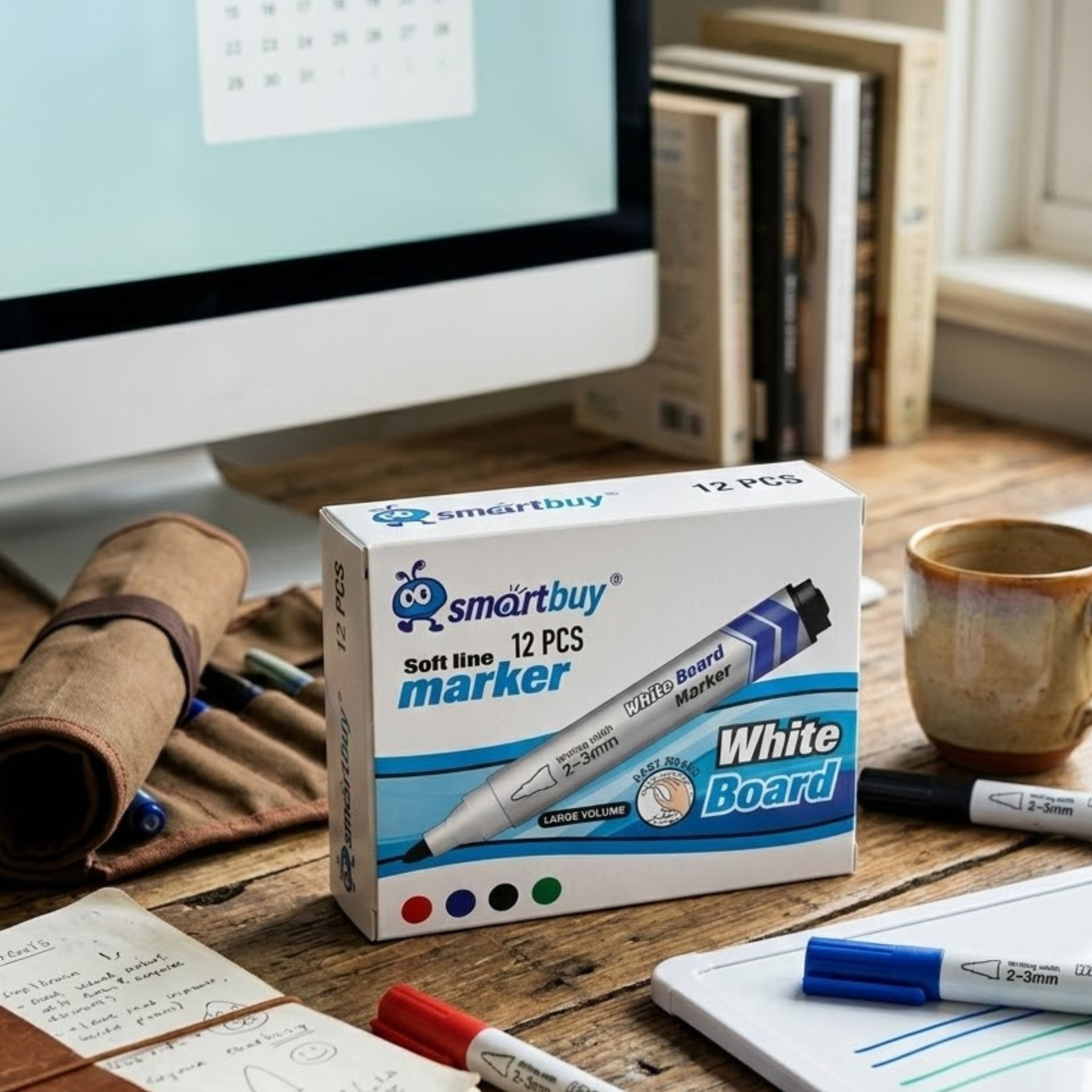 3x 12's Assorted Colour Marker Sets