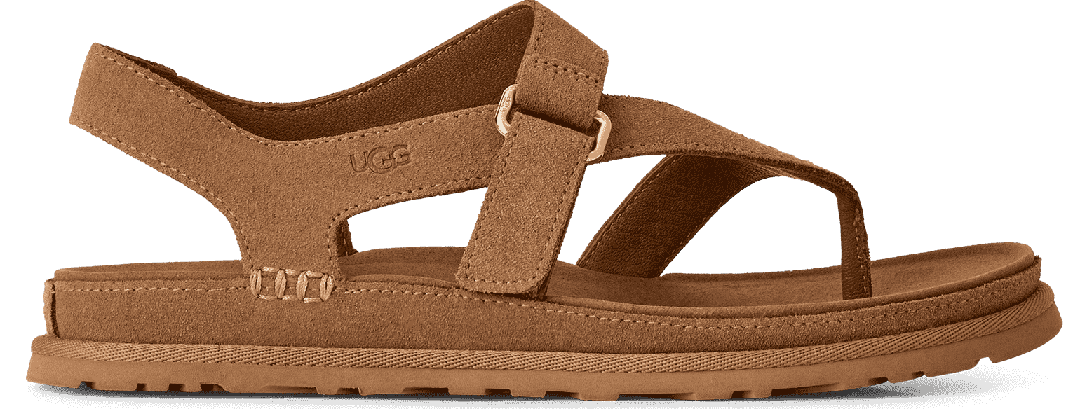 GoldenGaze Toe Post Chestnut