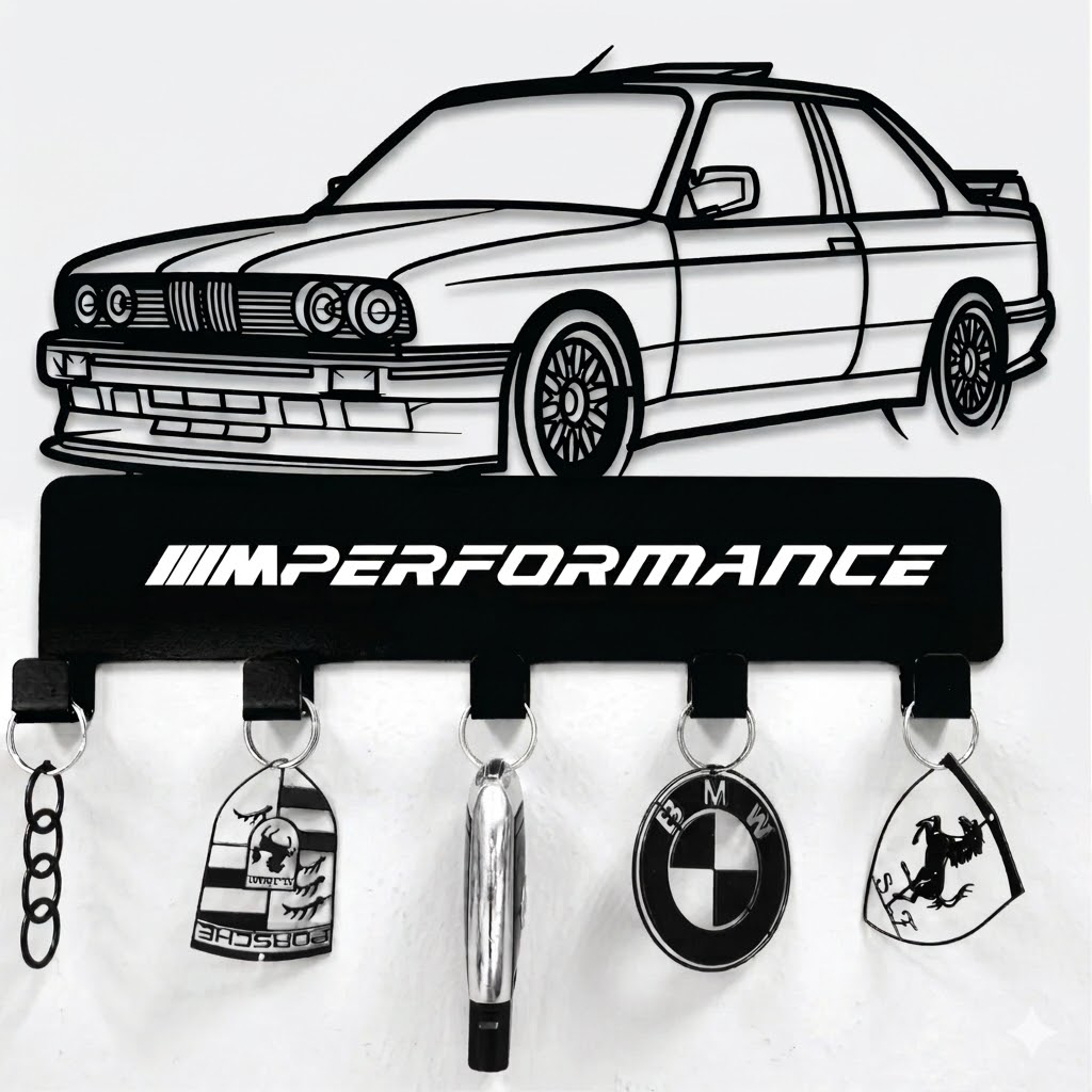 5-Key Steel Automotive Key Holder