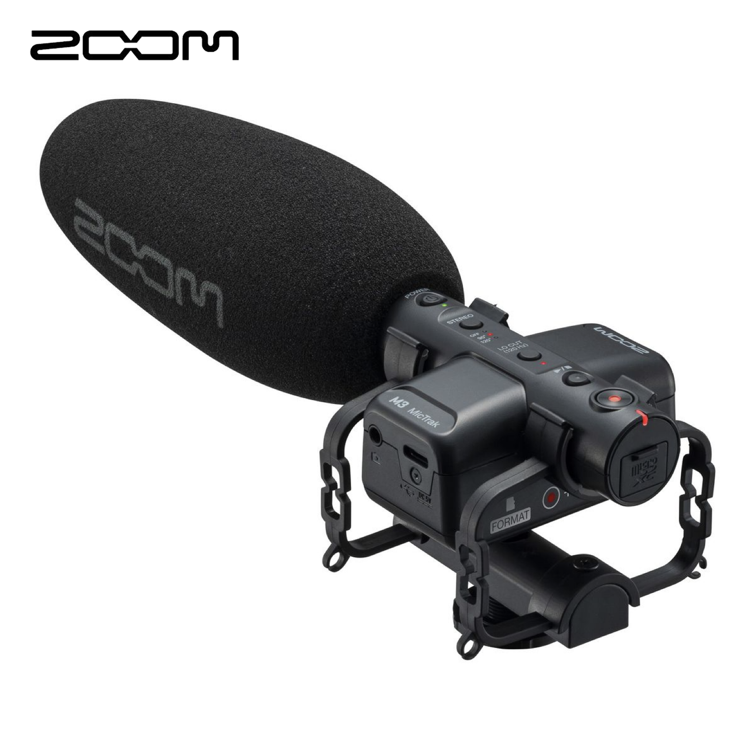 M3 Stereo Shotgun MicTrak Microphone Recorder