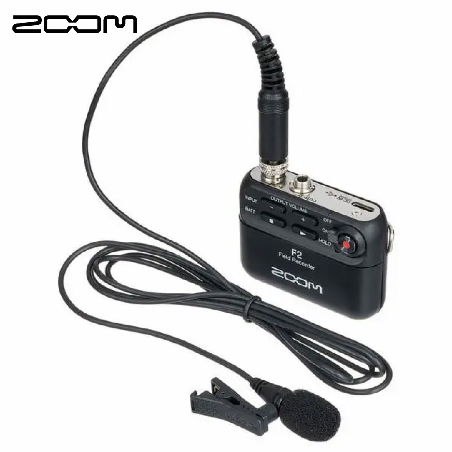 32-Bit F2 Recorder and Wired Lavalier Microphone