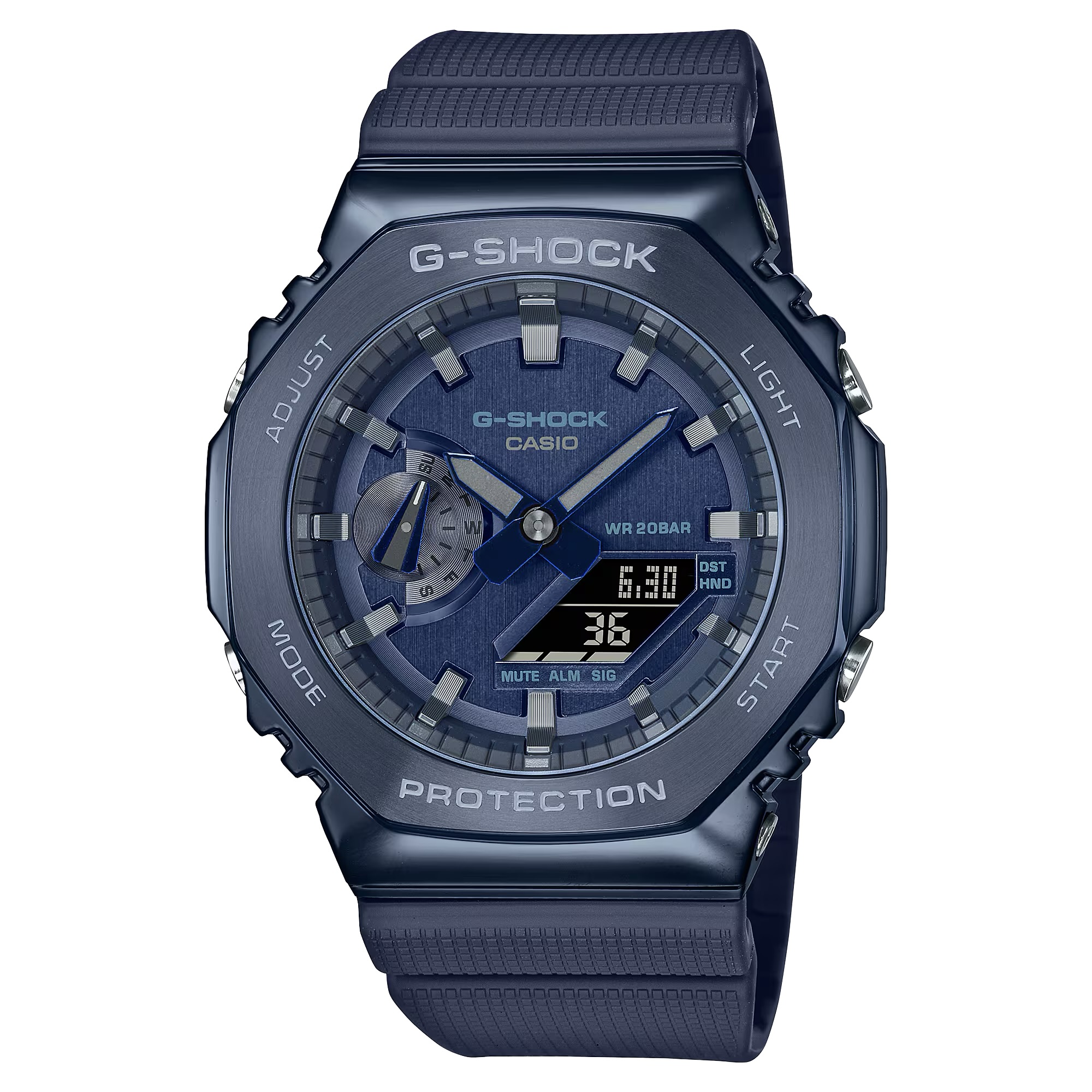 Men's Blue G-Shock Metal Octagonal Watch
