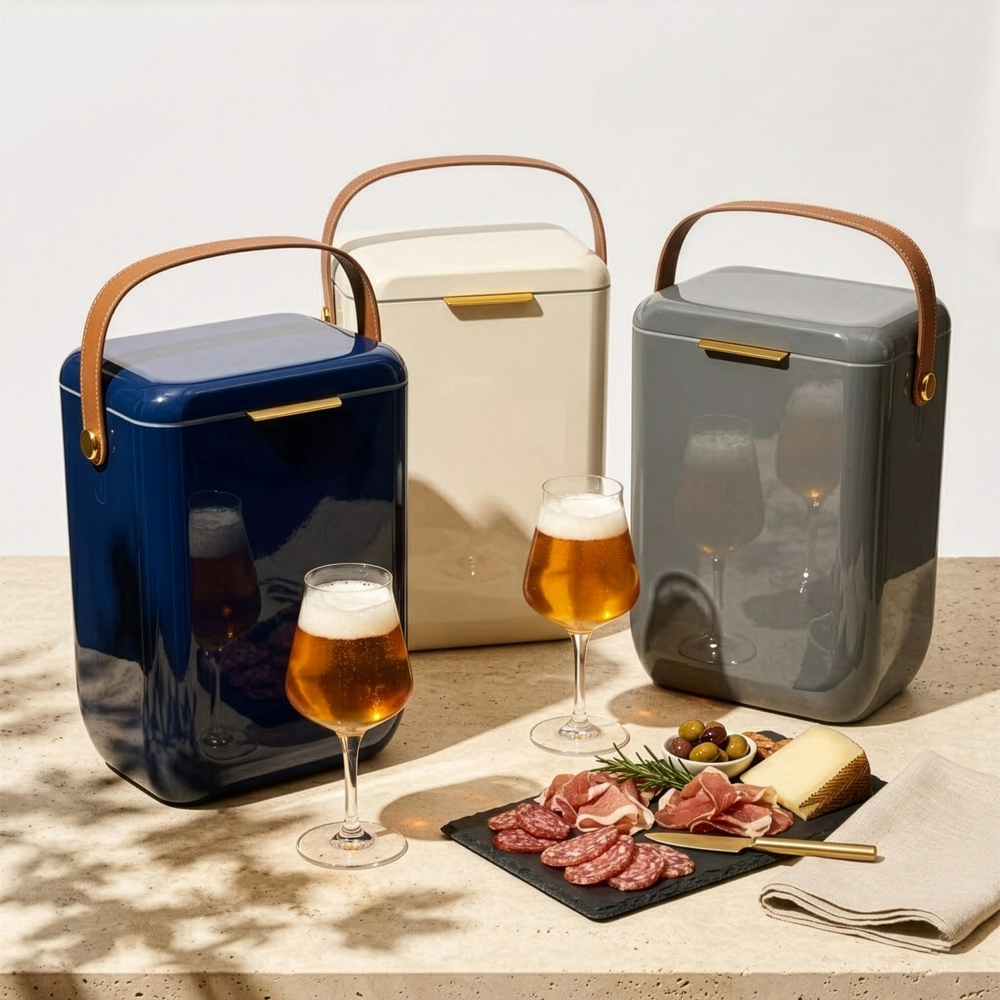 2x 10L Hardcase Beverage Cooler Boxes