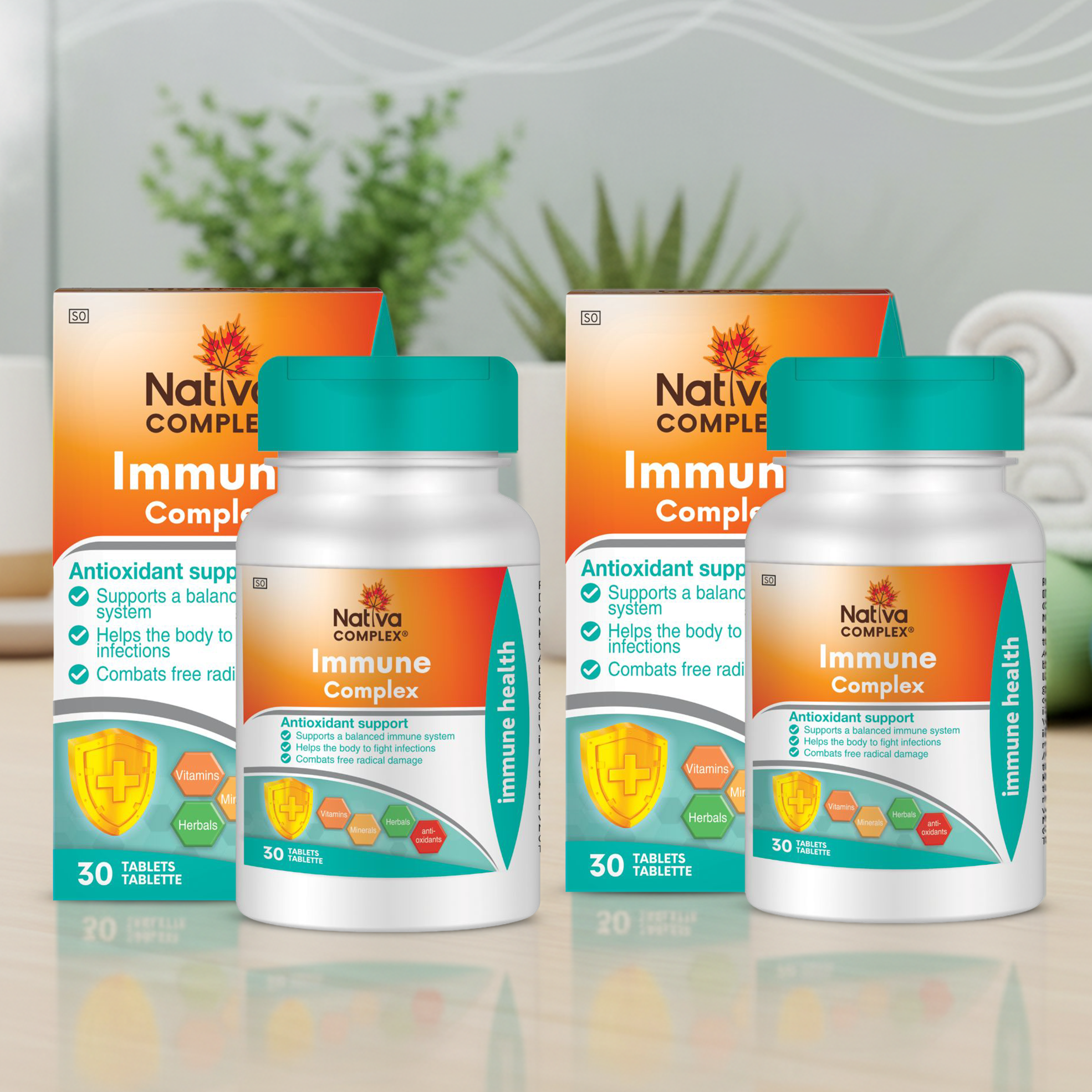 2x 30's Immune Complex Tablets