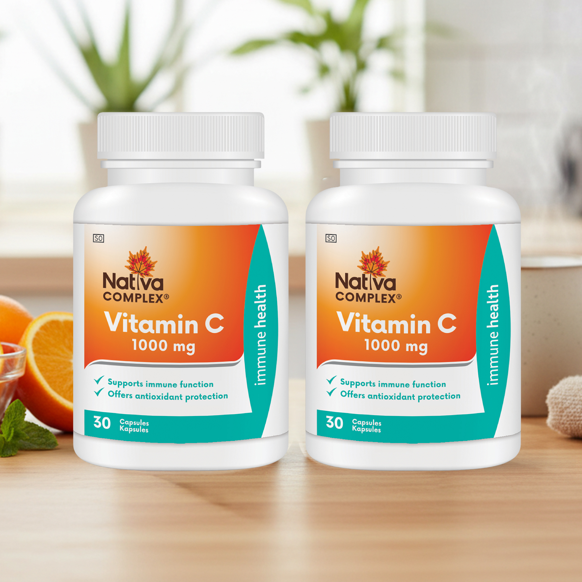 2x 30's Vitamin C 1000mg Capsules