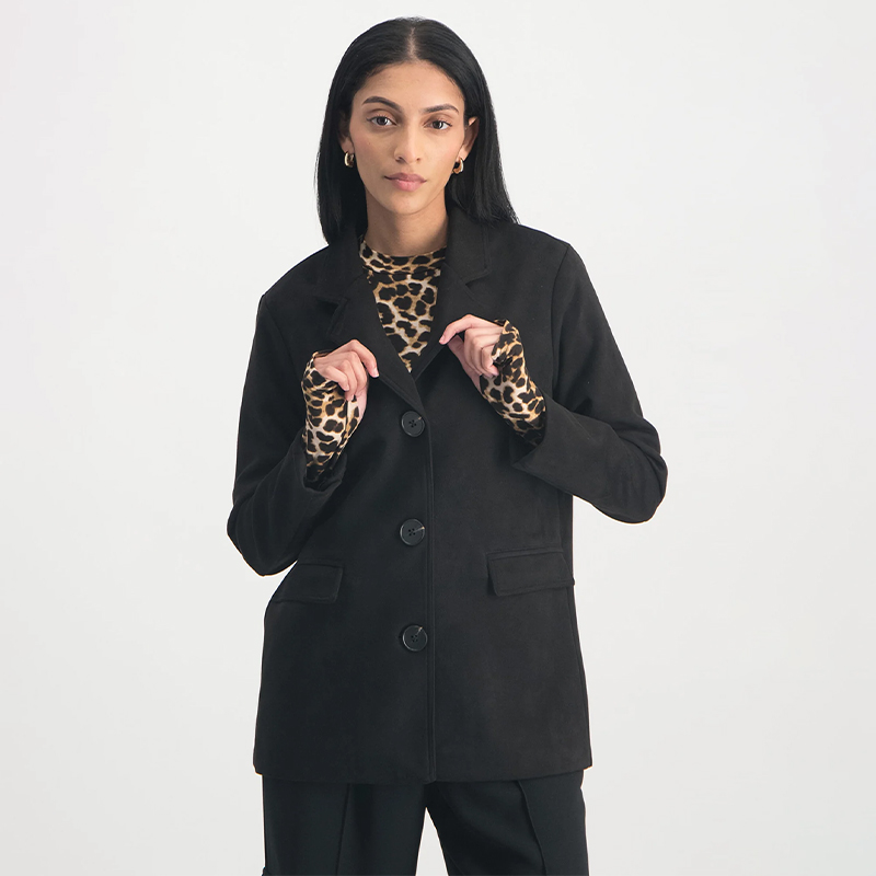 Ladies Hailey Suede Blazer