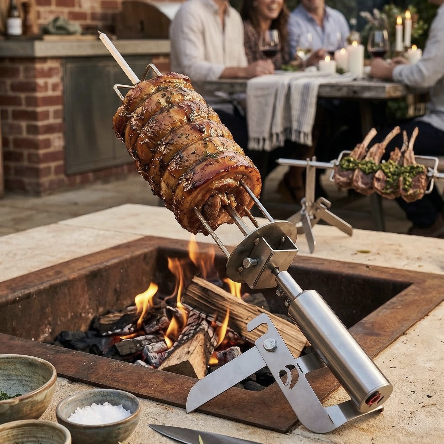 Portable Rotisserie Braai
