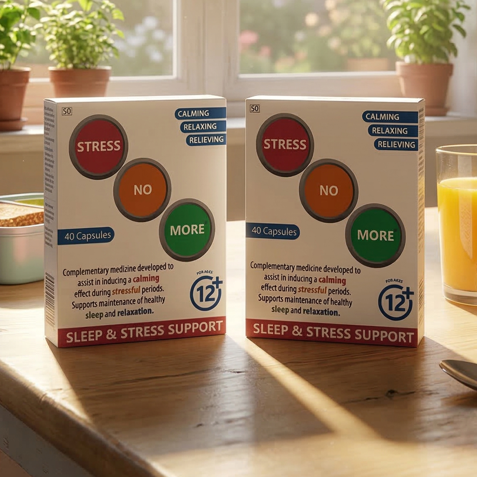 2x 40's Natural Sleep and Stress Support Capsules