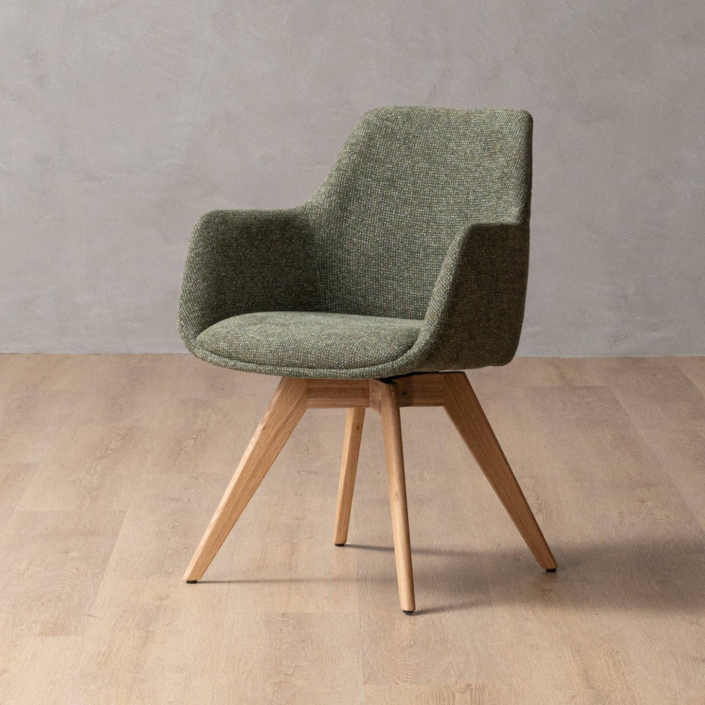Payson Swivel Fabric Dining Chair