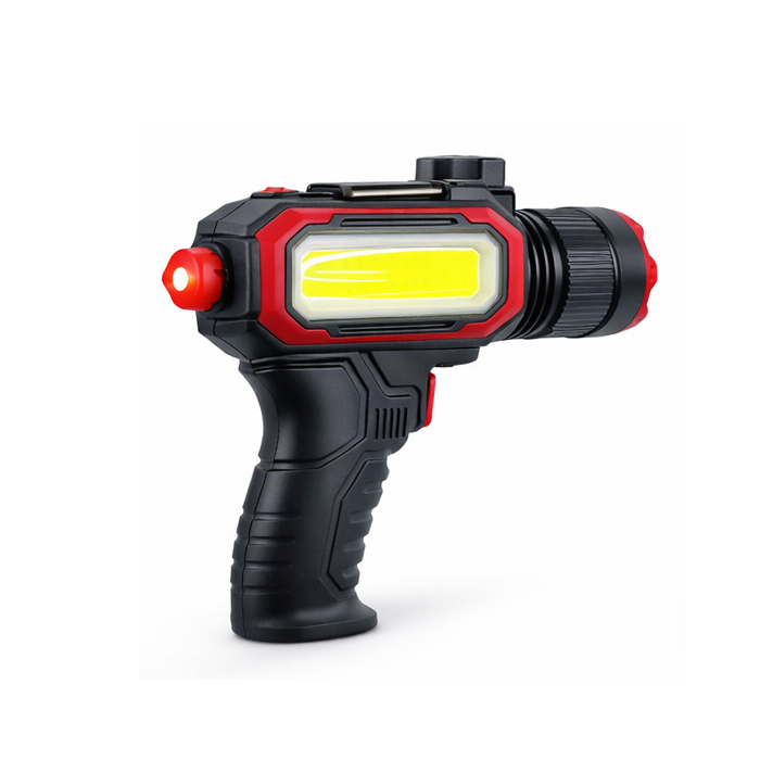Multifunctional Solar LED Flashlight with Seat Belt Cutter and Glass Breaker