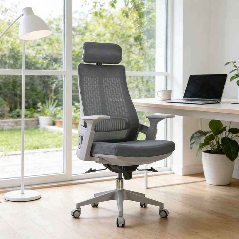 Ergonomic Scotia Mesh Office Chair with Headrest