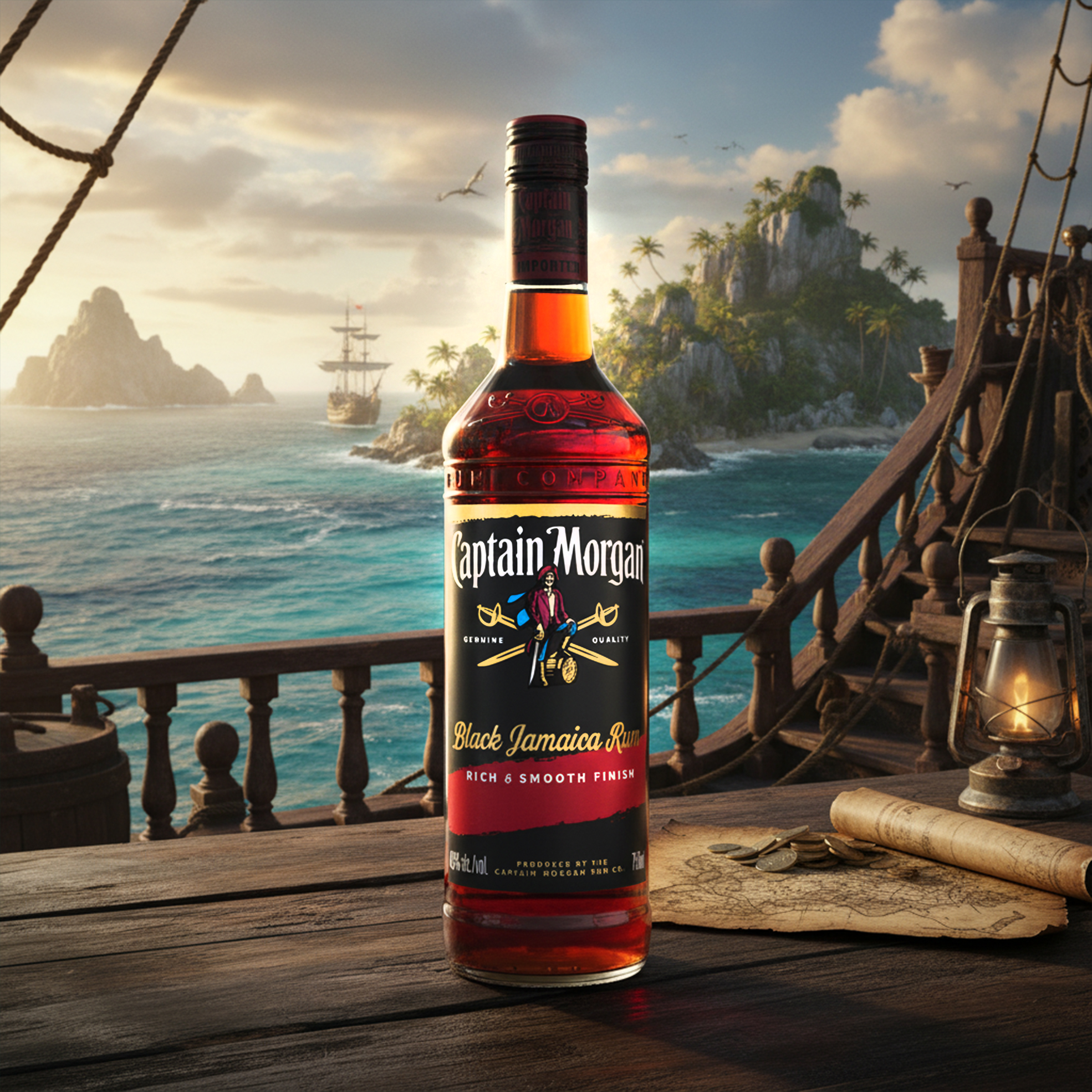 750ml Black Spiced Rum