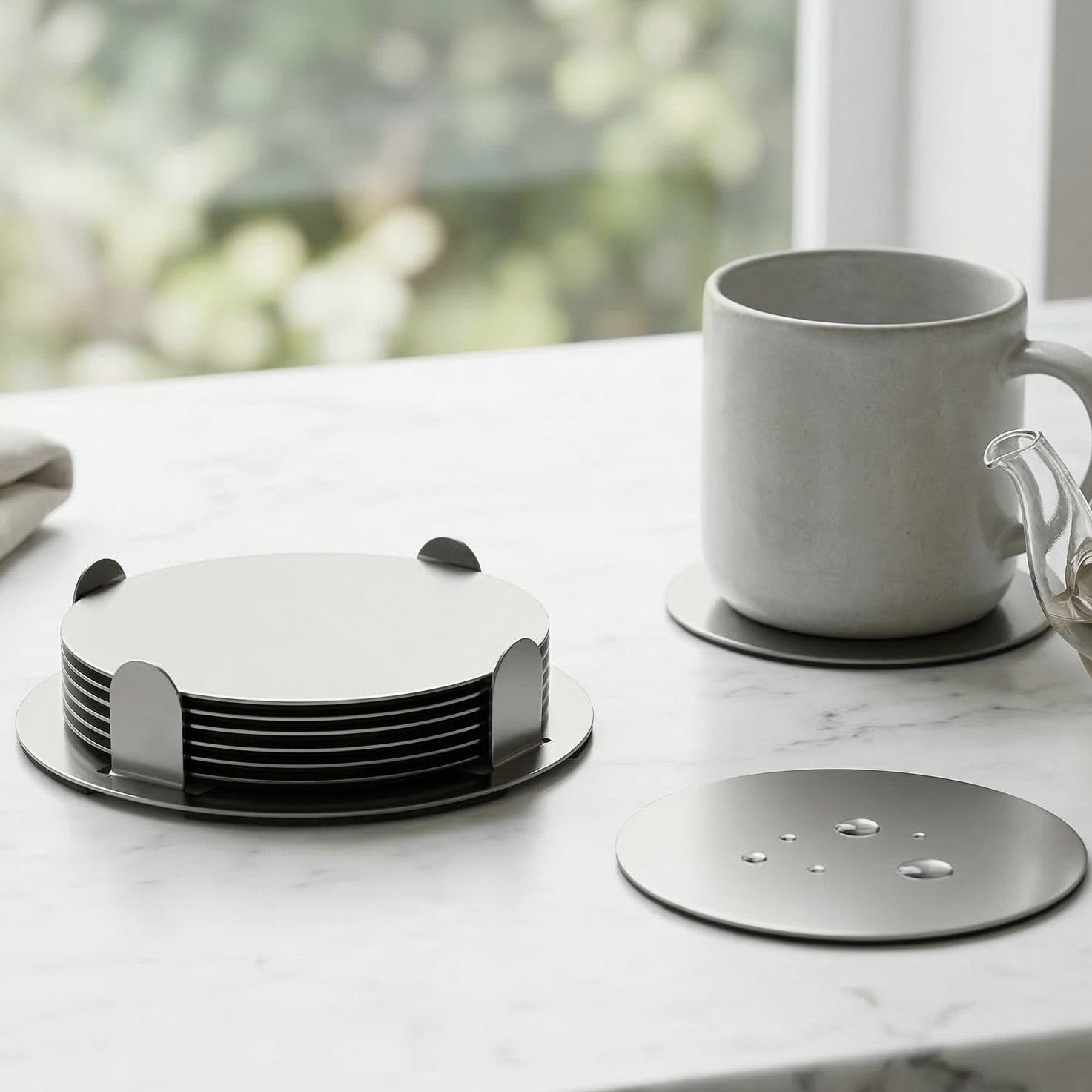 小物入れ UNITED ARROWS HAY MENU muuto bastisrike 53% off on 7-Piece Stainless Steel Coaster Set | OneDayOnly