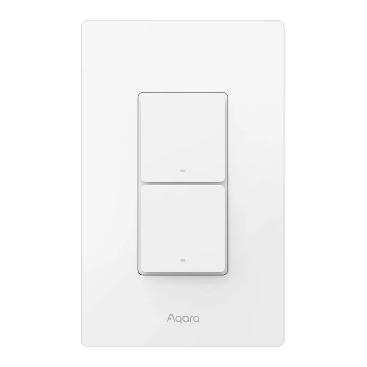 Smart 2-Buttons 1-Channel H2 US Wall Light Switch
