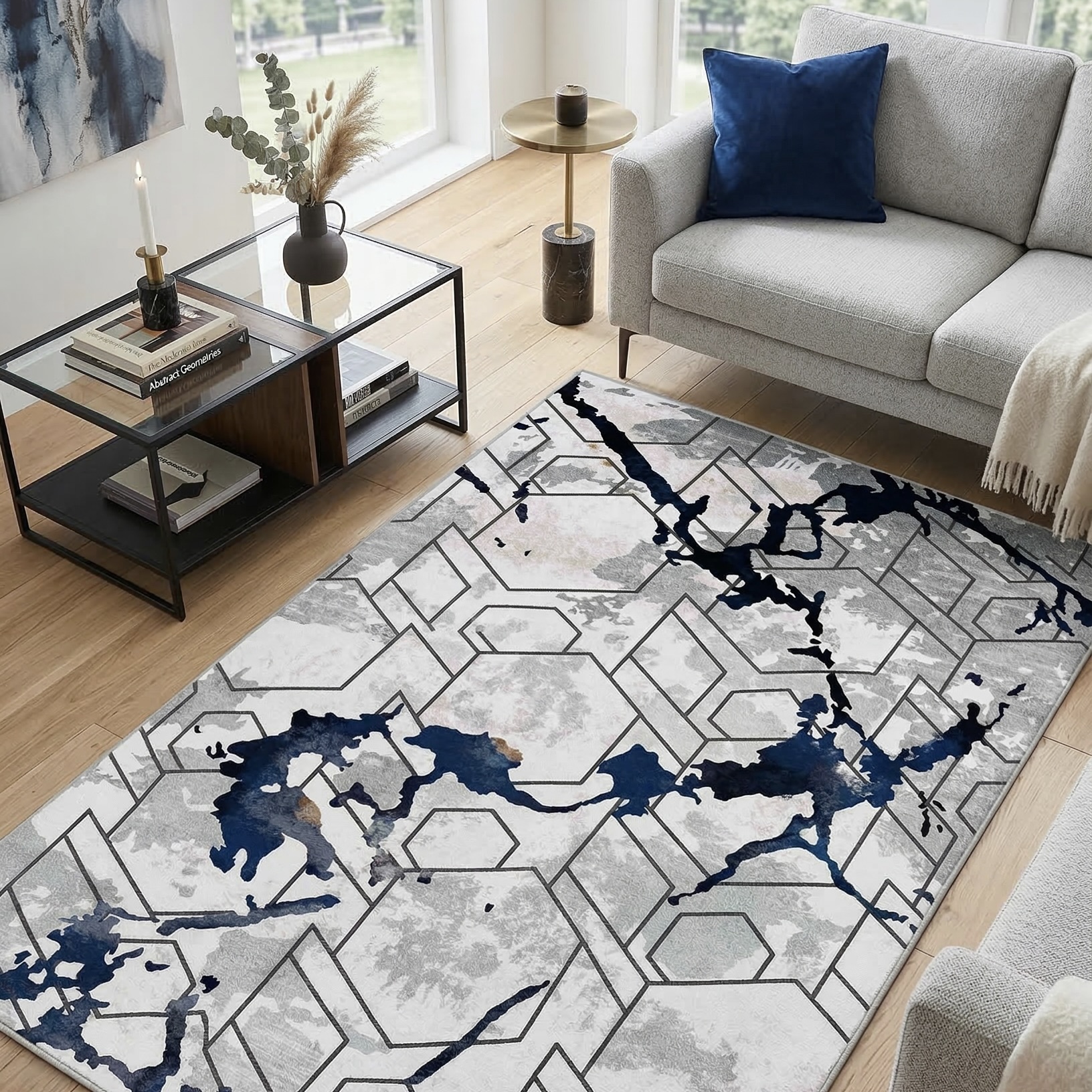 Heritage Modern Hexagon Rug