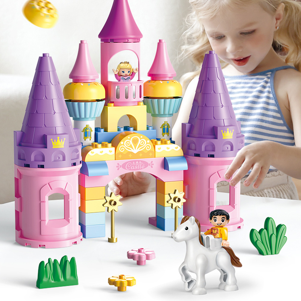43-Piece Princess Castle Building Block Set