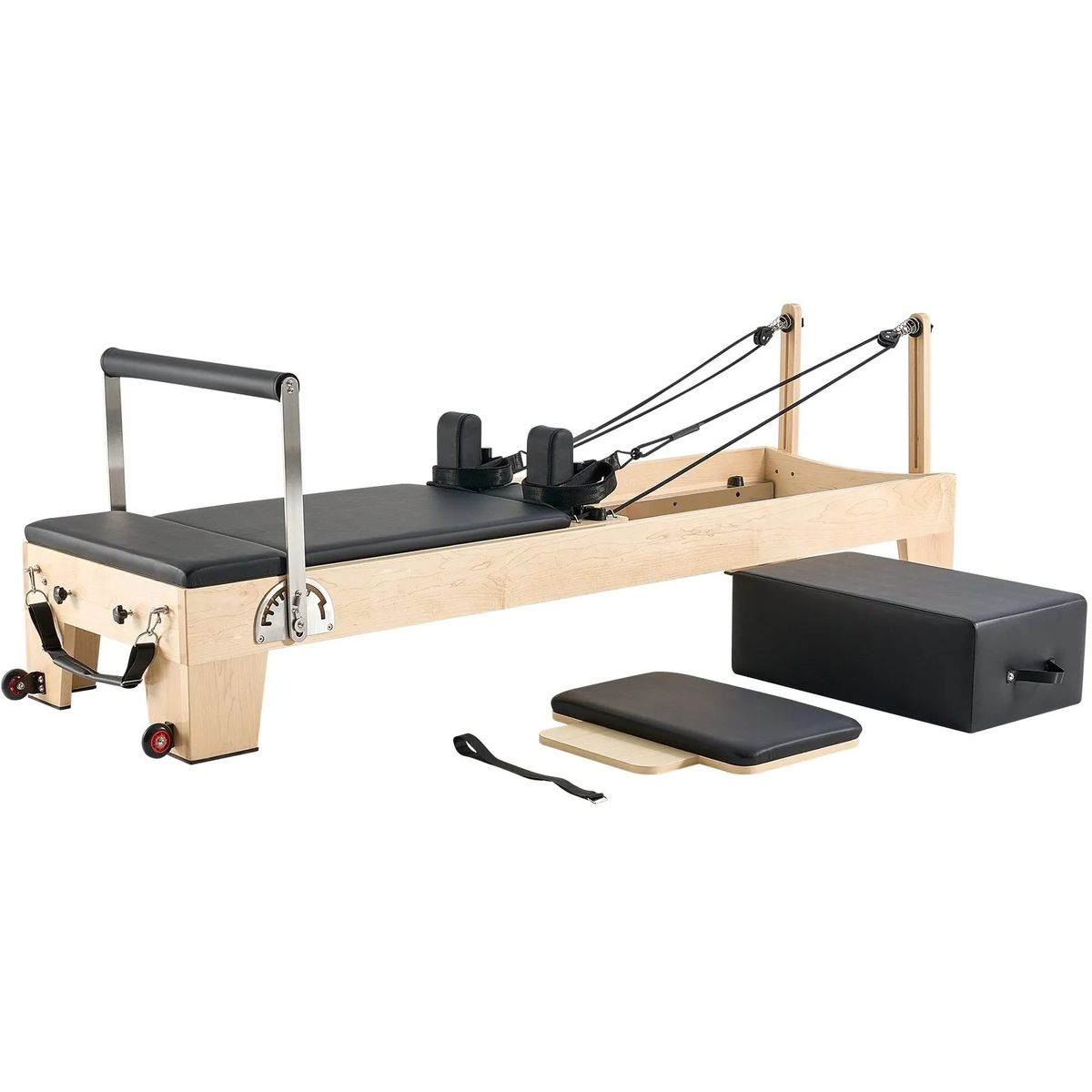 Studio-Grade Mapel Wood Pilates Reformer with Jump Board & Box