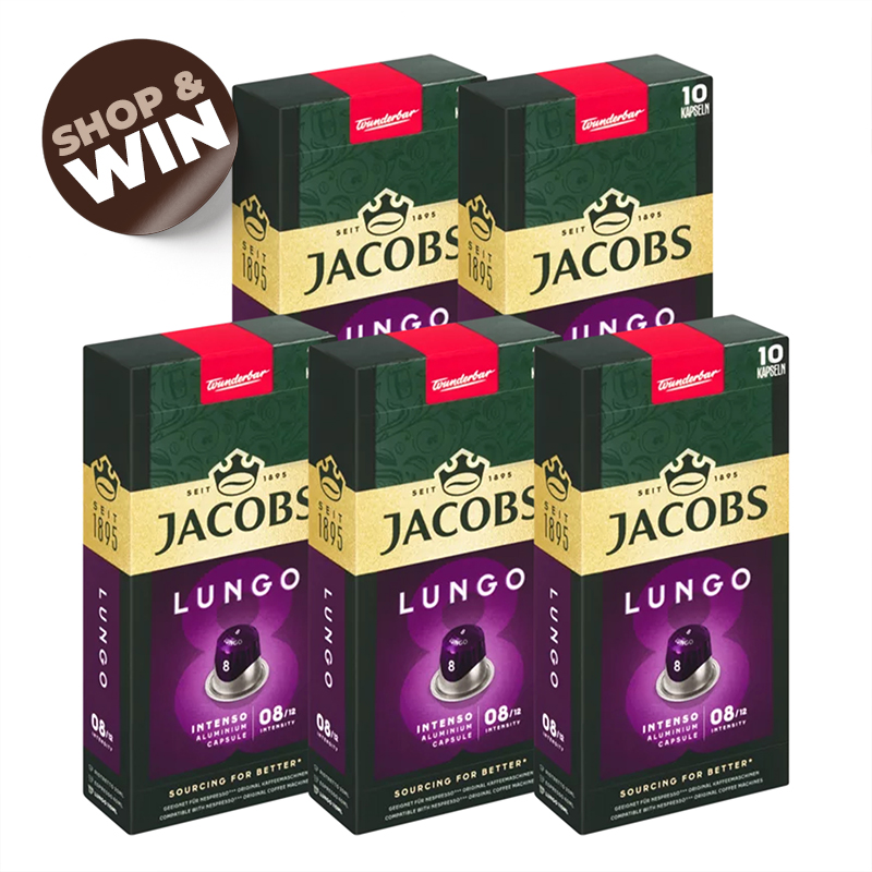 5x 10's Aluminium Nespresso Compatible Coffee Capsules