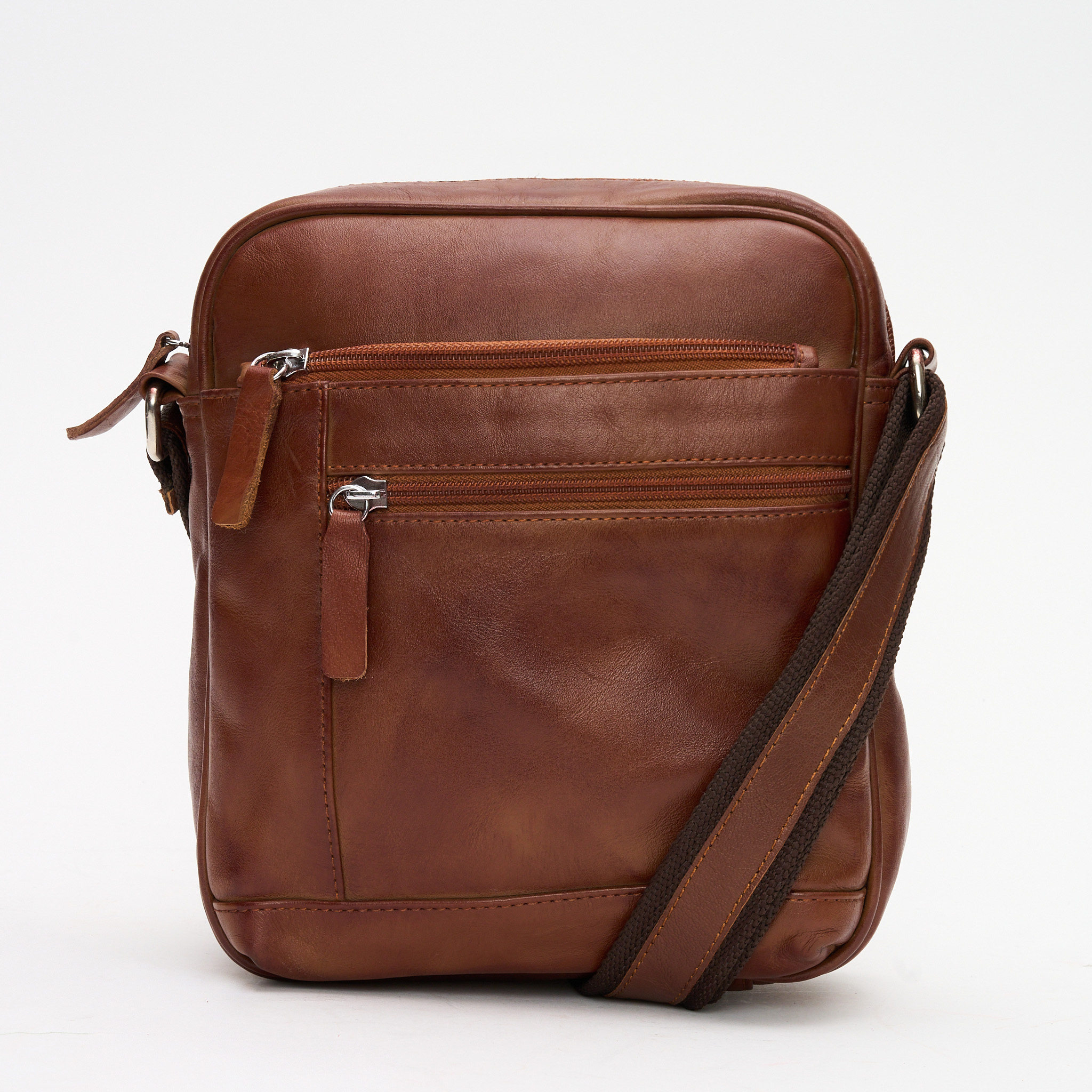 Genuine Leather Messenger Sling Bag