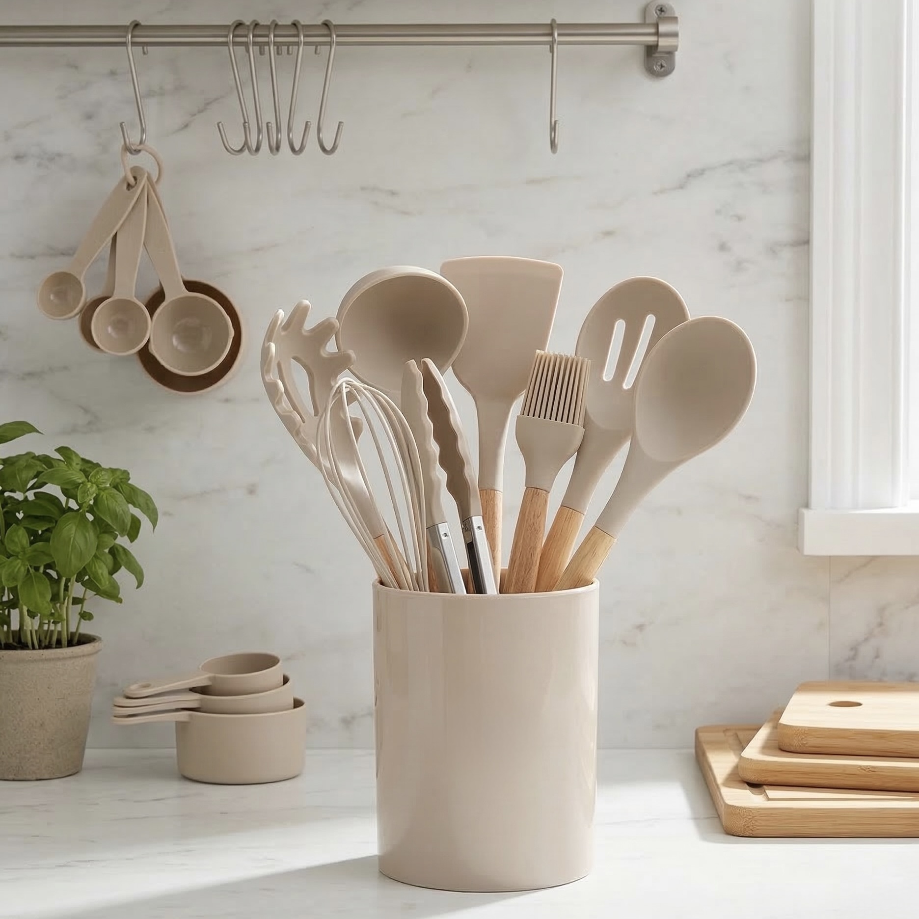 33-Piece Silicone Kitchen Utensil Set