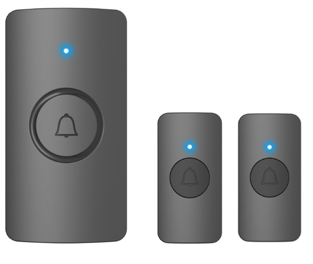 Wireless Door Chime with 2x Recievers