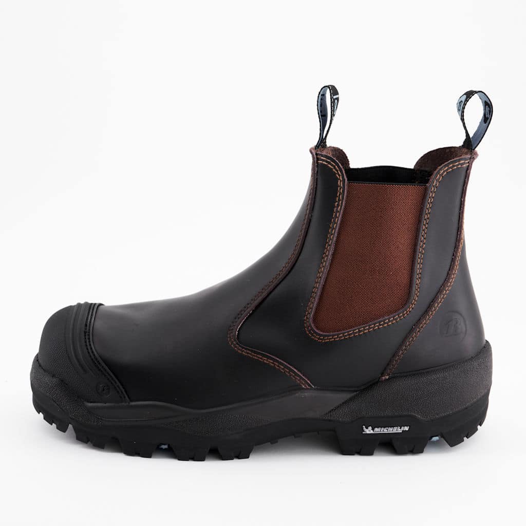 Men's Black Genuine Leather Trekker Helix Ultra Boots