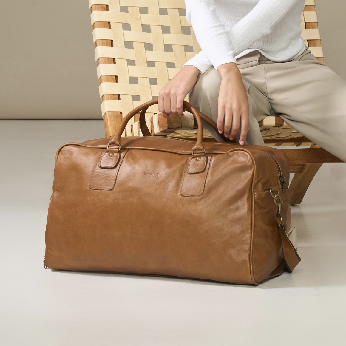 Genuine Leather Logan Duffel Bag