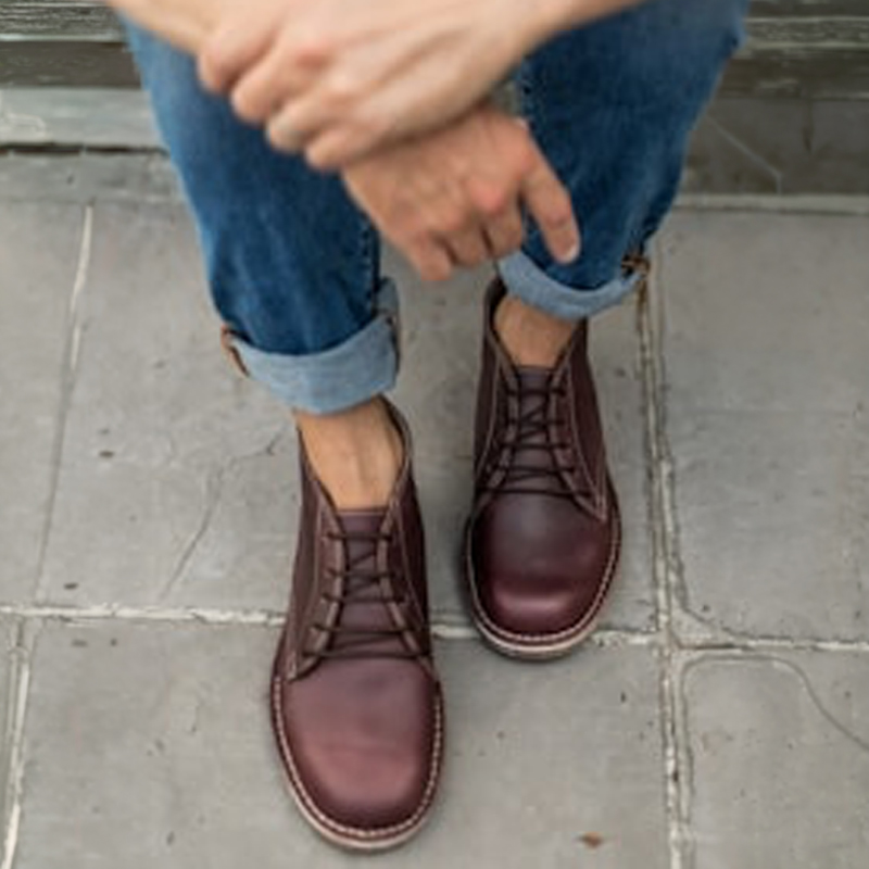 Men's The General Rust Genuine Leather Vellies