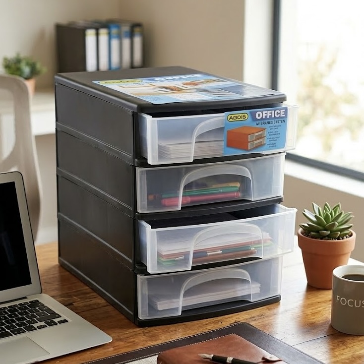 A4 4-Drawer Desktop System