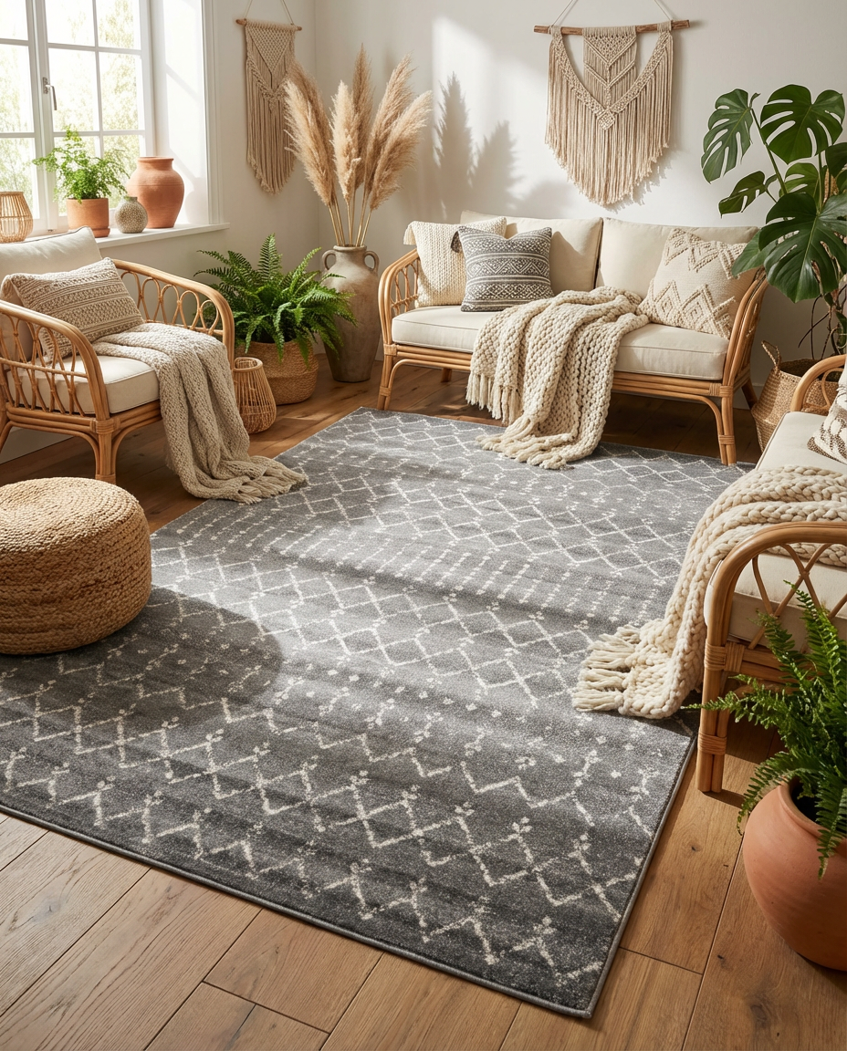 Boho Trellis Rug