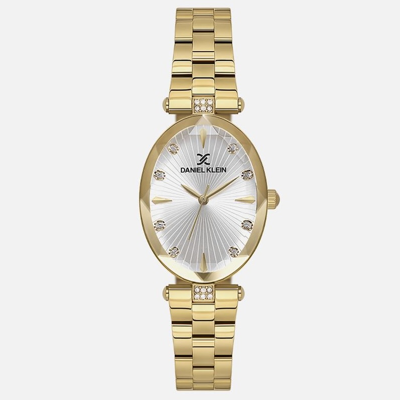 Ladies Oval Stainless Steel Watch