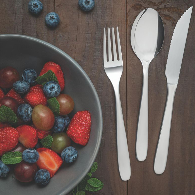 16-Piece Stainless Steel Cutlery Set with Steak Knives