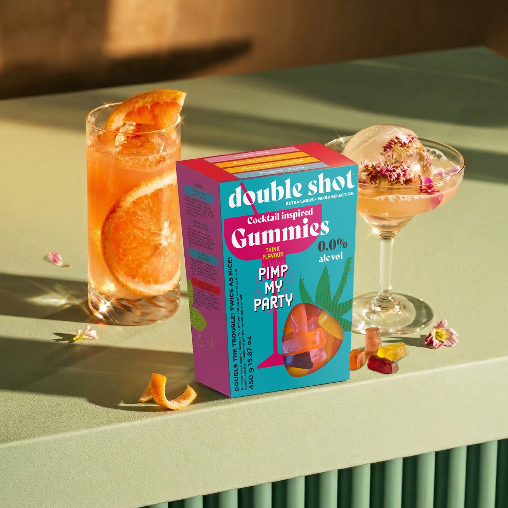 2x 450g Cocktail Flavoured Gummy Sweets