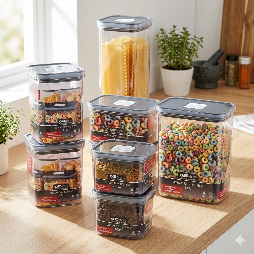 7-Piece Leakproof Space Box Container Set