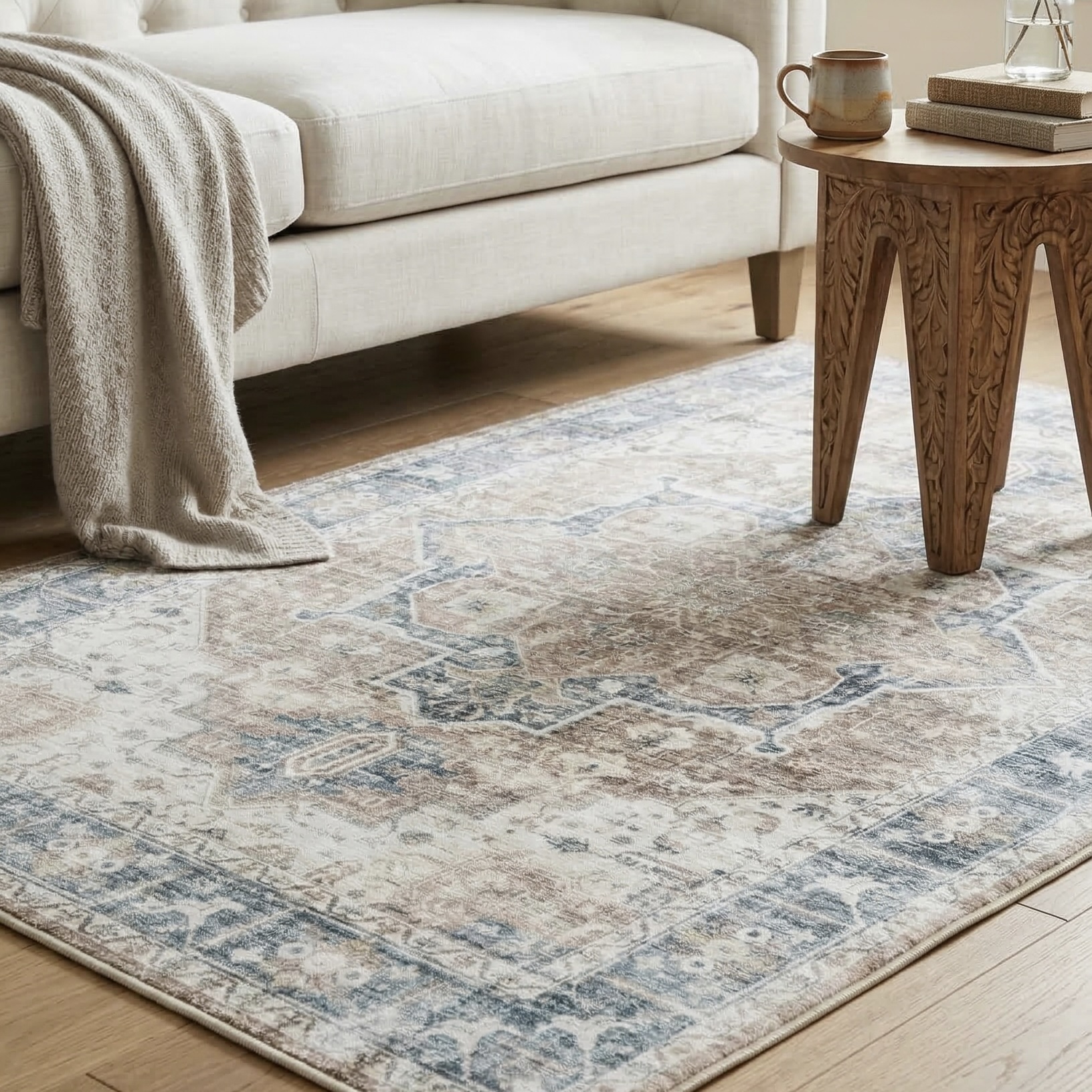 Lunar Dune Moroccan Vintage Rug