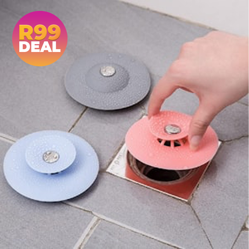 4x Silicone Drain Hair Catchers