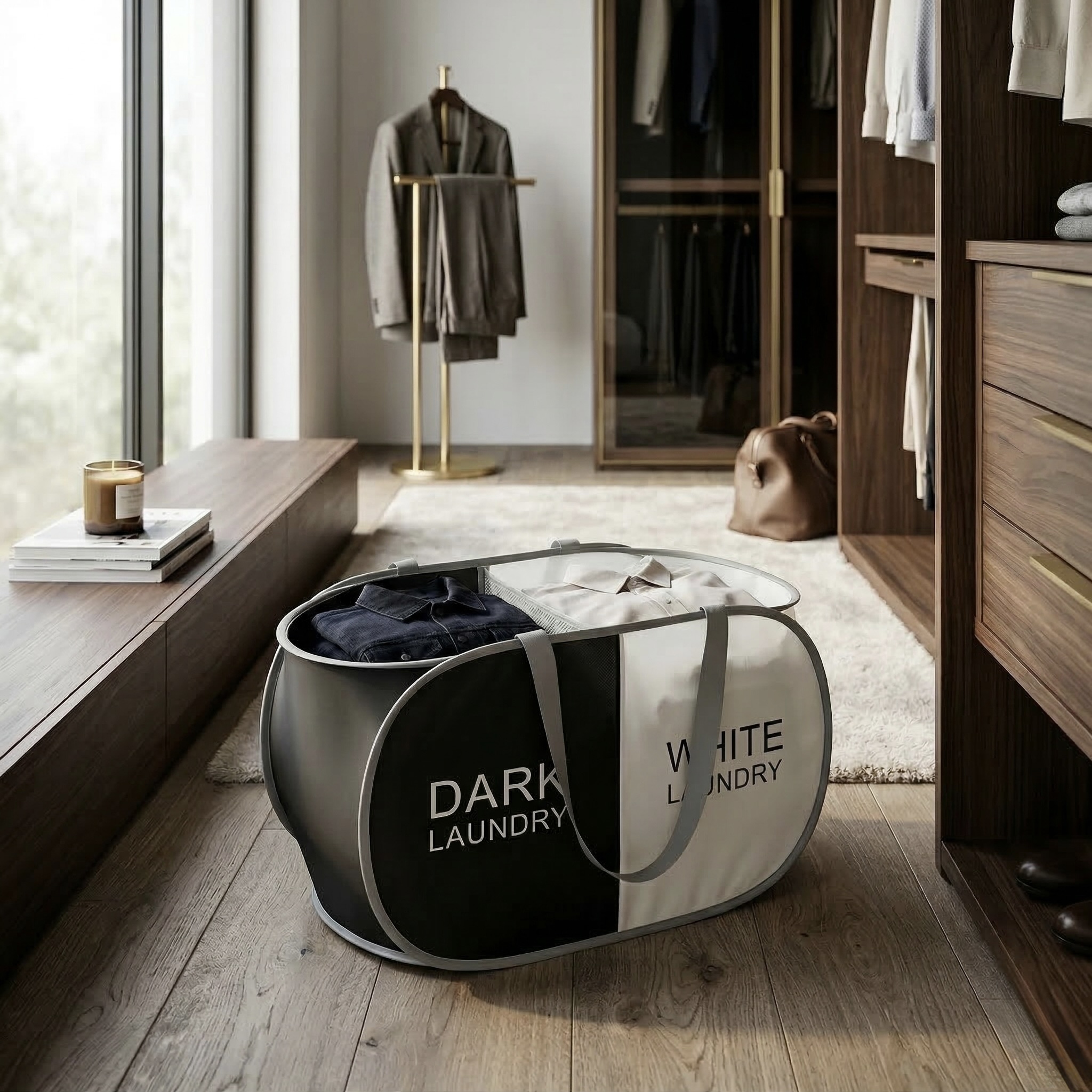 2-Compartment - Black (includes 2)