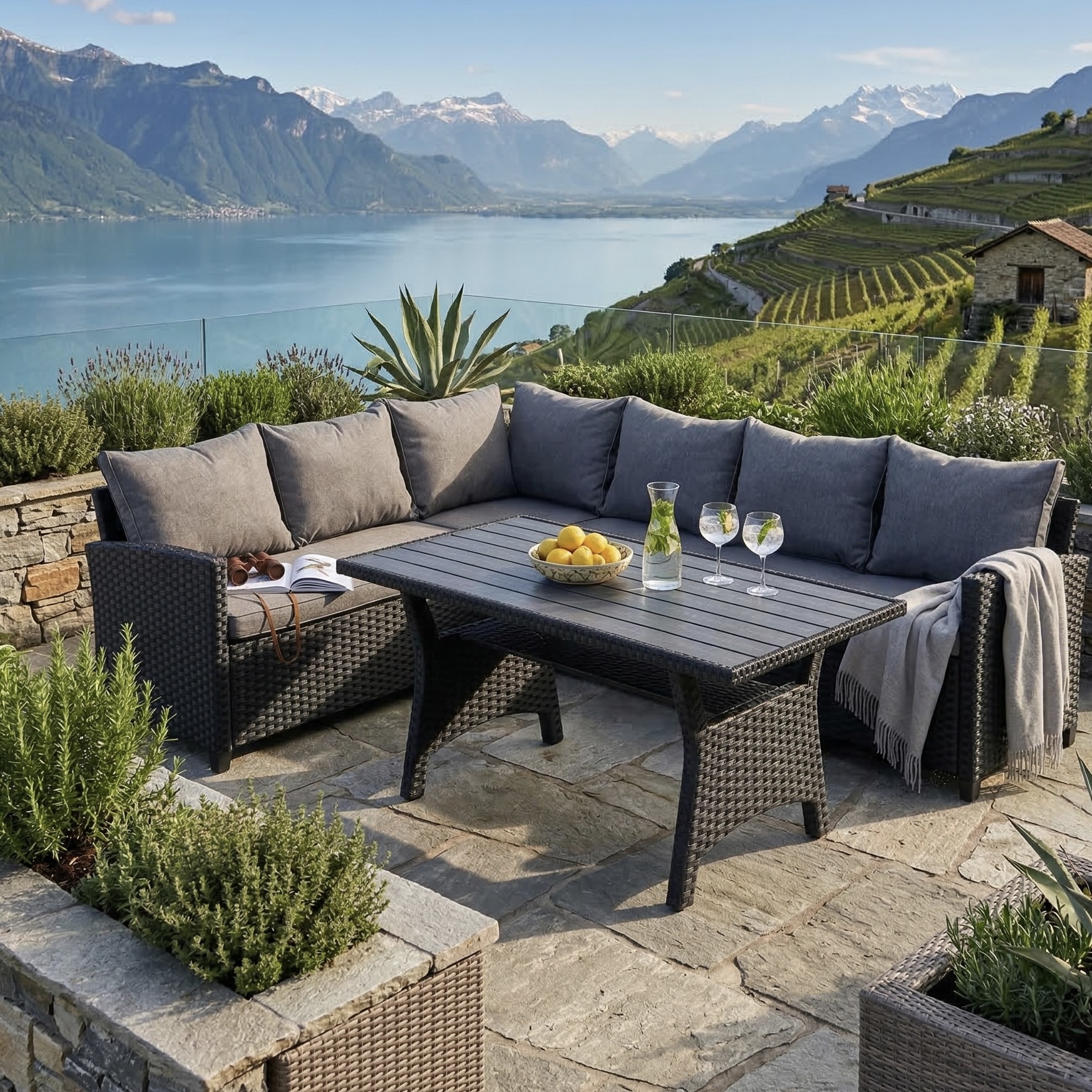 3-Piece Terrace Patio Set