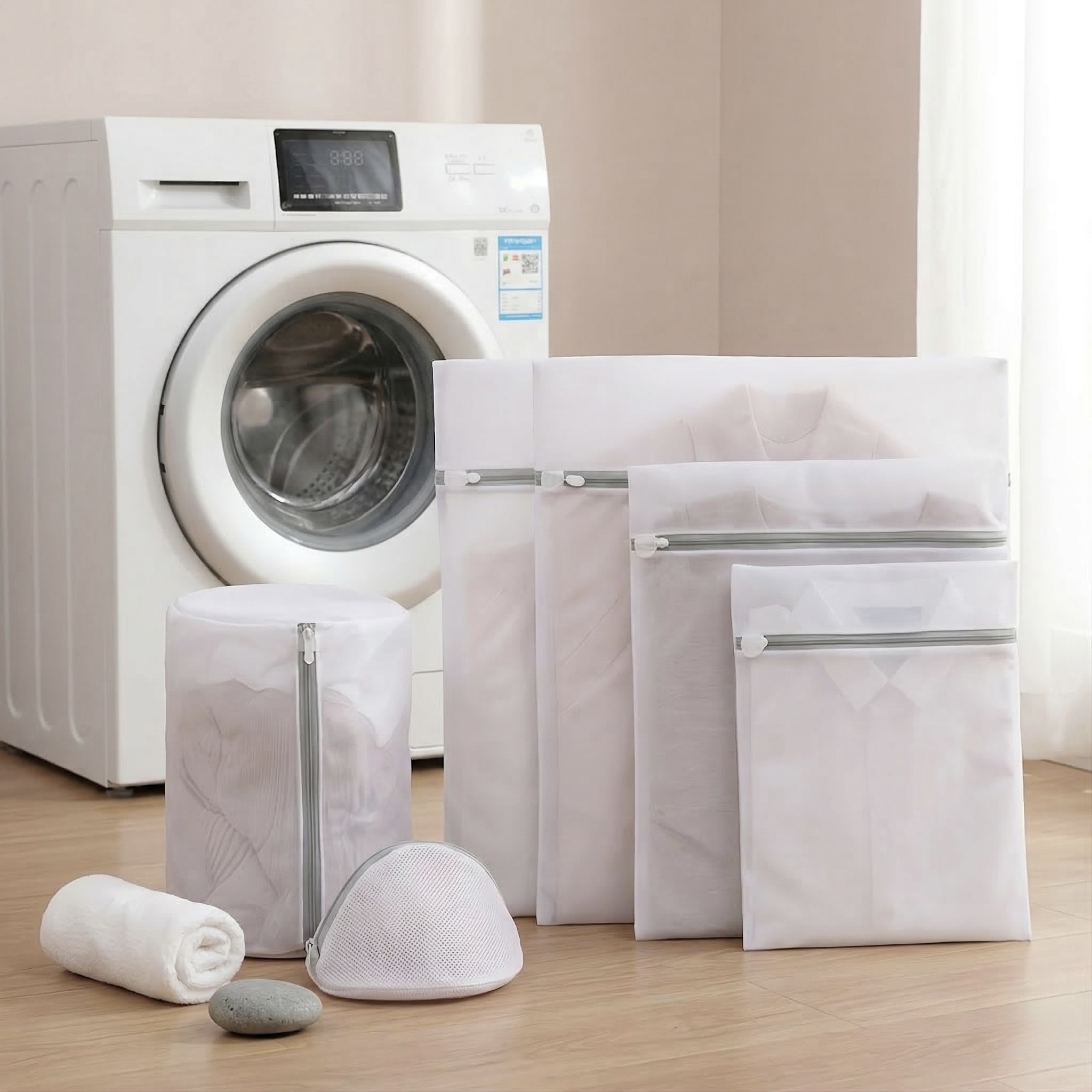 6-Piece Laundry Wash Bag Set