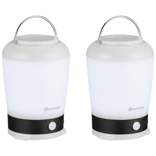 2x Stella Rechargeable Camping Lanterns