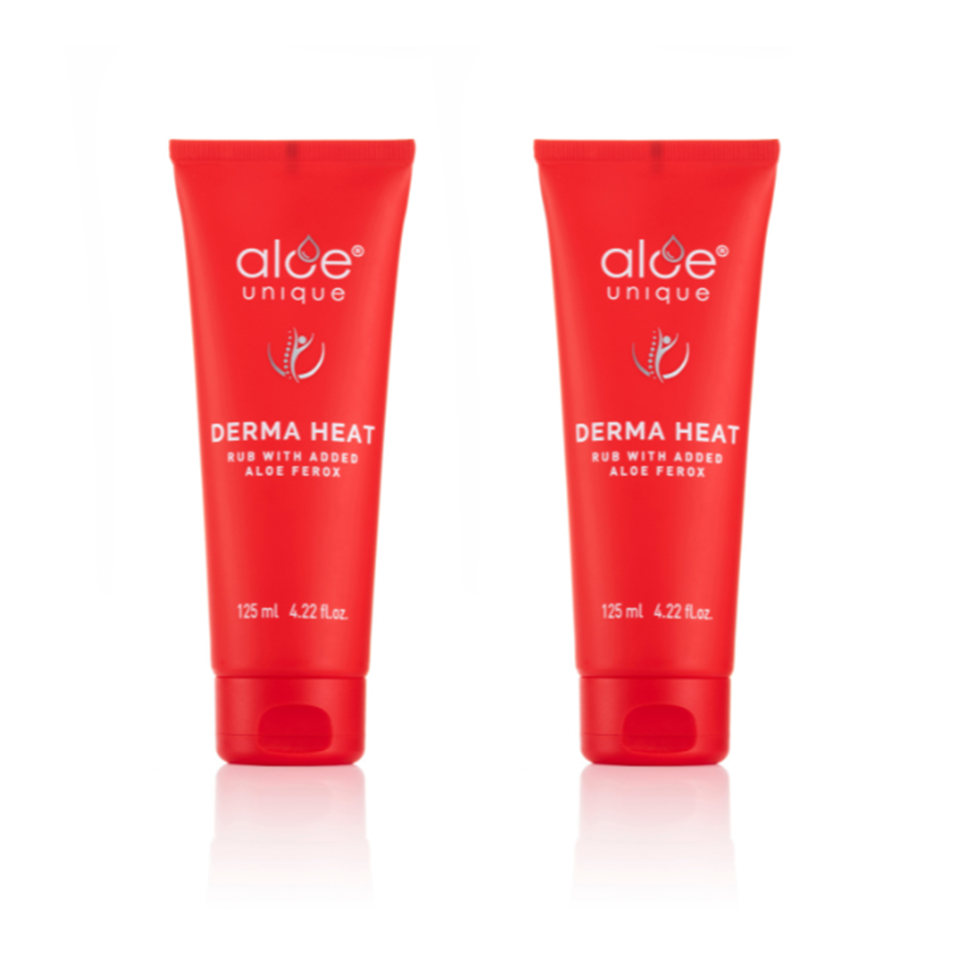 2x 125ml Derma Heat Muscle Relief Gels