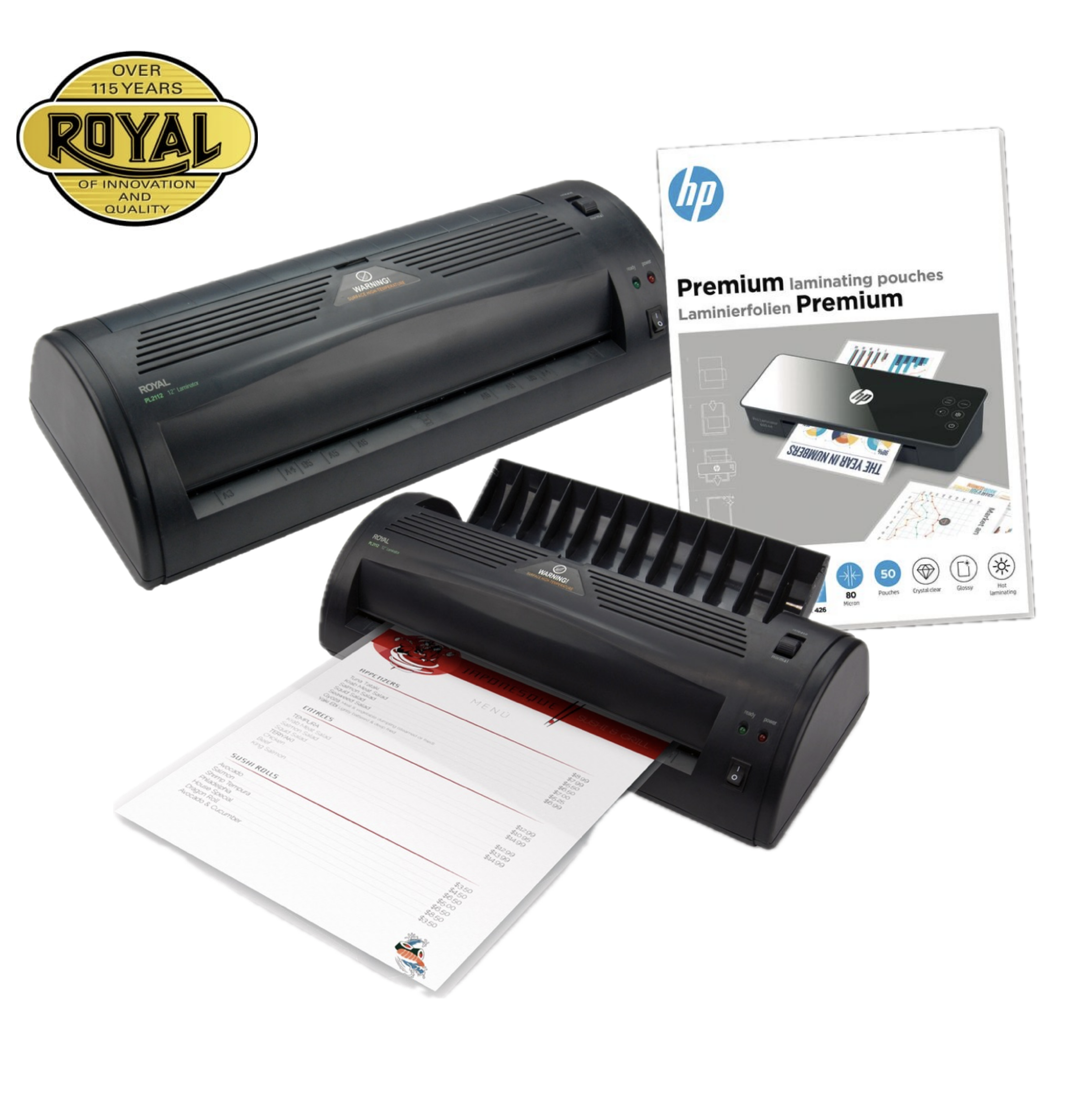 A3 Laminating Machine bundle (Model: PL2112)