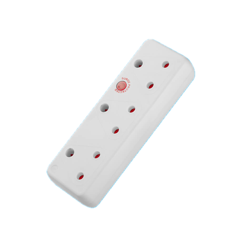 2x 3-Way Medium Surge 16A Adaptors