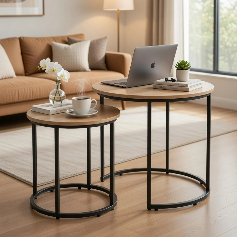 Essential Round Nesting Coffee Tables