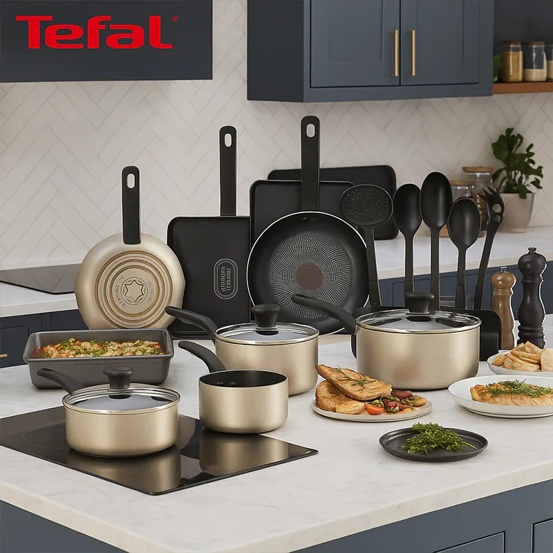 16-Piece Culinaire Non-stick Aluminium Cookware Set 16-Piece Culinaire Non-stick Aluminium Cookware Set